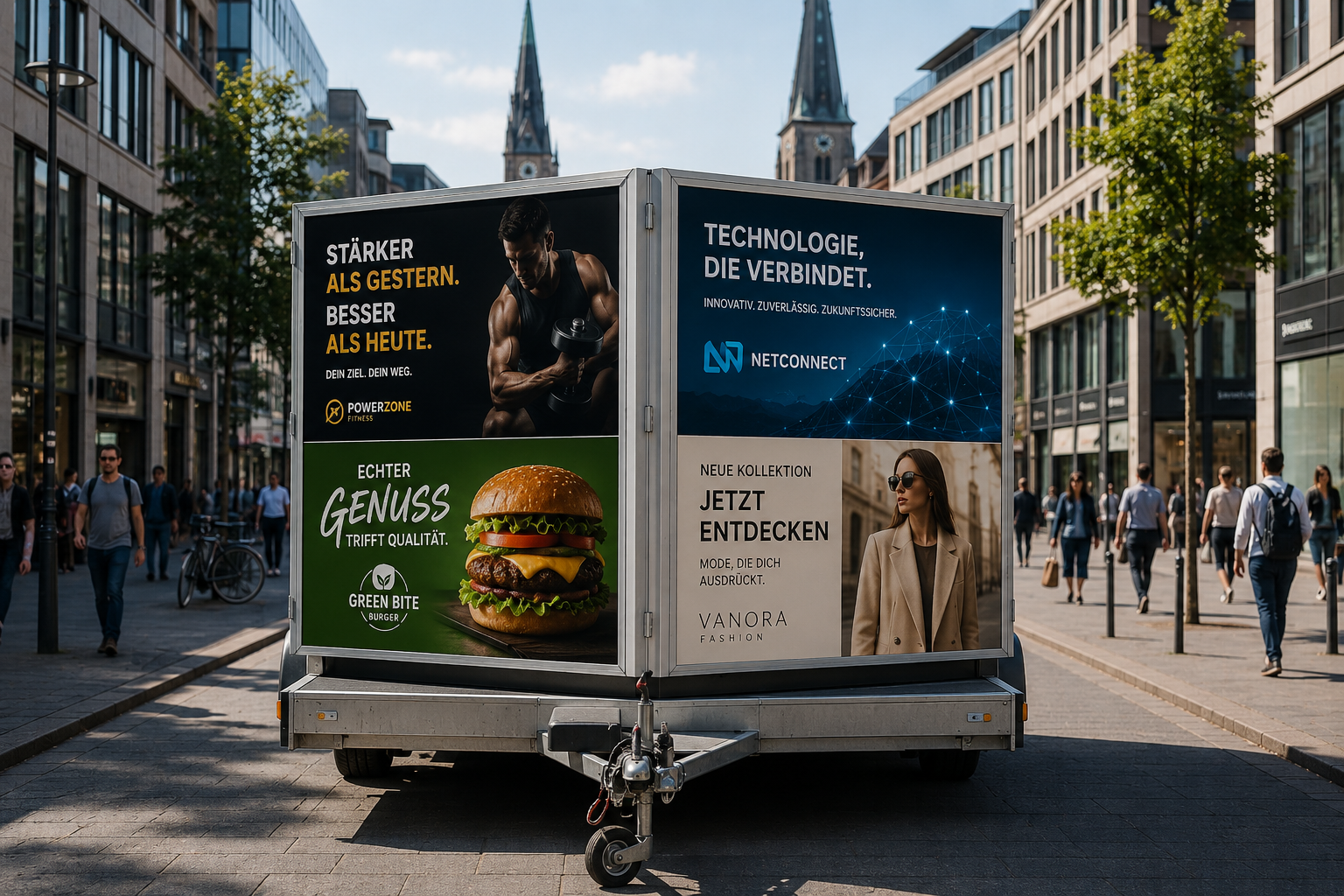 Straßenwerbung